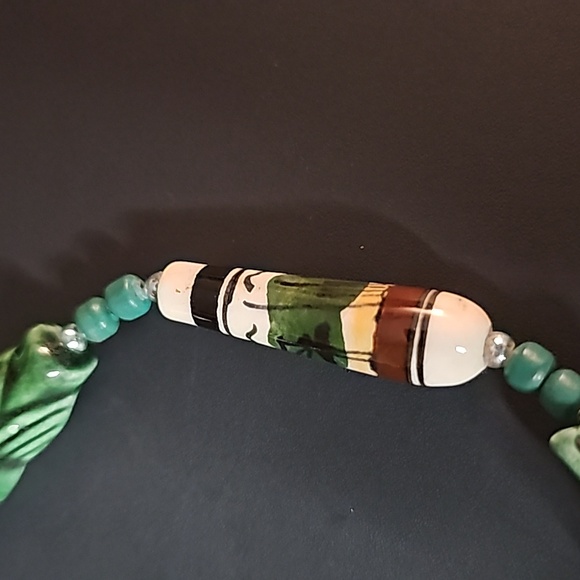 Pottery Owl southwest Necklace - Picture 3 of 6